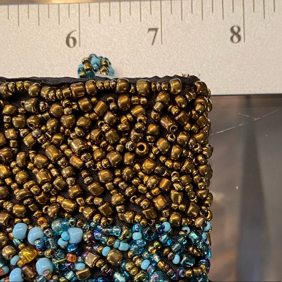 Beautiful beaded bridal shoppe event purse bag pochette - Picture 6 of 10